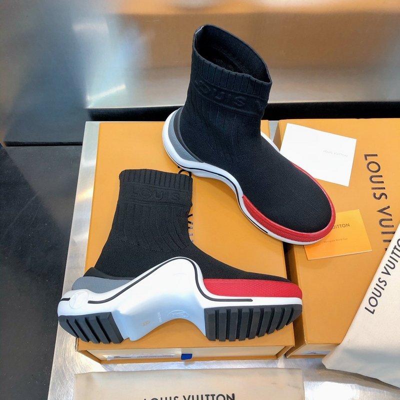 Louis Vuitton designer shoes full view
