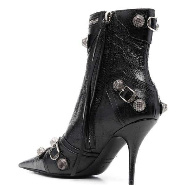 Balenciaga premium boots detail and craftsmanship close-up