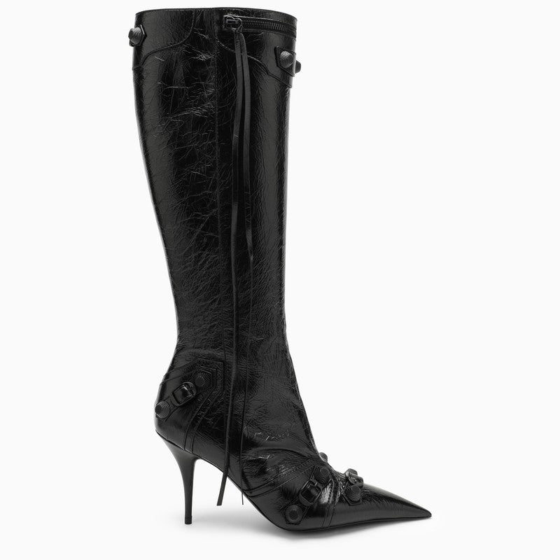 Balenciaga boots luxury designer piece front view