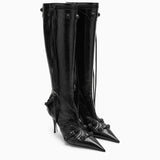 Balenciaga premium boots detail and craftsmanship close-up