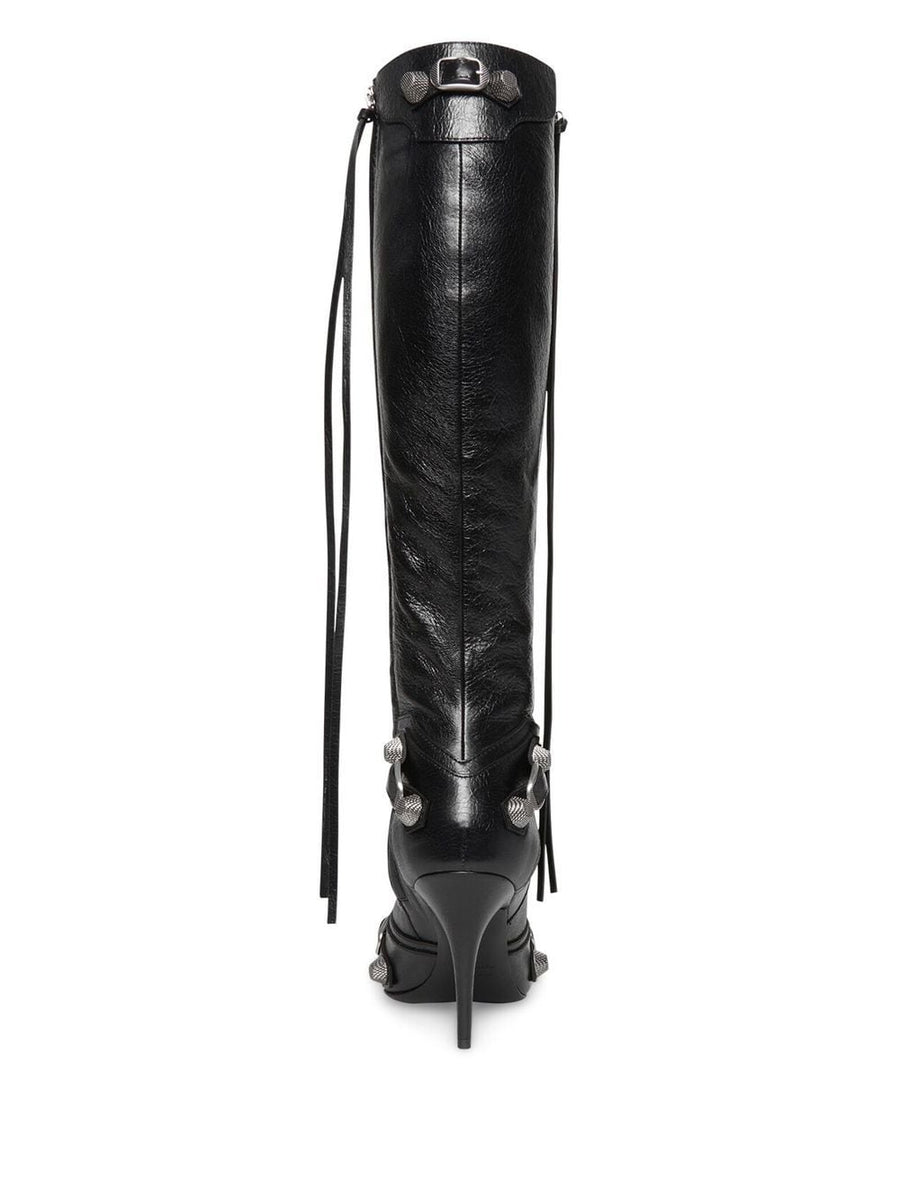 Balenciaga Shoes- BALENCIAGA Chic Stiletto Leather Boots - 90MM Luxury Lifestyle Designer Footwear