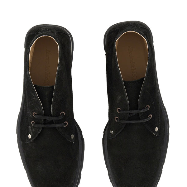 Alexander McQueen Shoes? Alexander Mcqueen Men Suede Boot Luxury Lifestyle Designer Footwear
