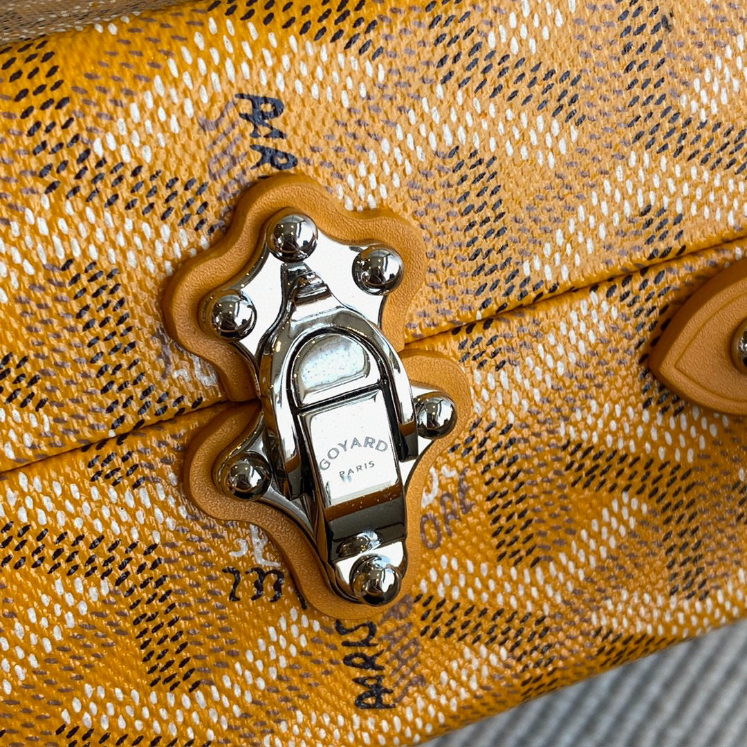 Bags- Goya Grand Hotel Trunk Bag Luxury Designer Leather Handbag