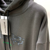 Close-up of Balenciaga designer clothing craftsmanship