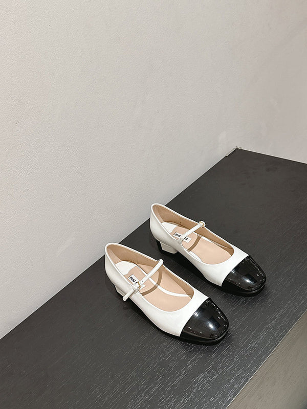 Miu Miu luxury shoes detail shot