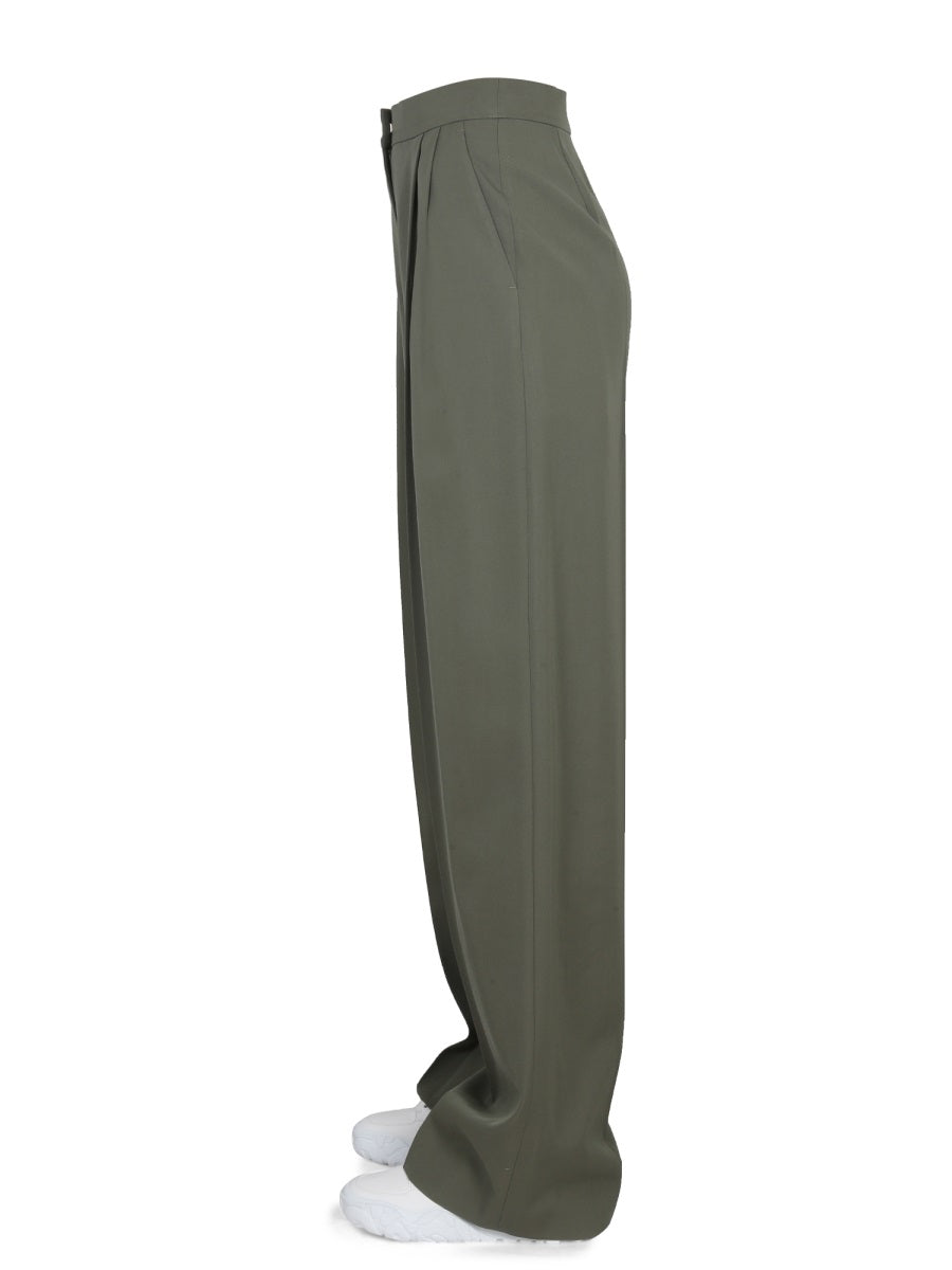 Alexander McQueen Pants? Alexander Mcqueen Women Wide Leg Pants Premium Designer Casual Trousers