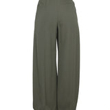 Close-up of Alexander McQueen pants hardware and fine stitching