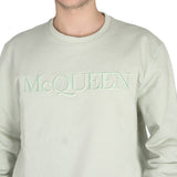 Close-up of Alexander McQueen sweaters & pullovers hardware and fine stitching