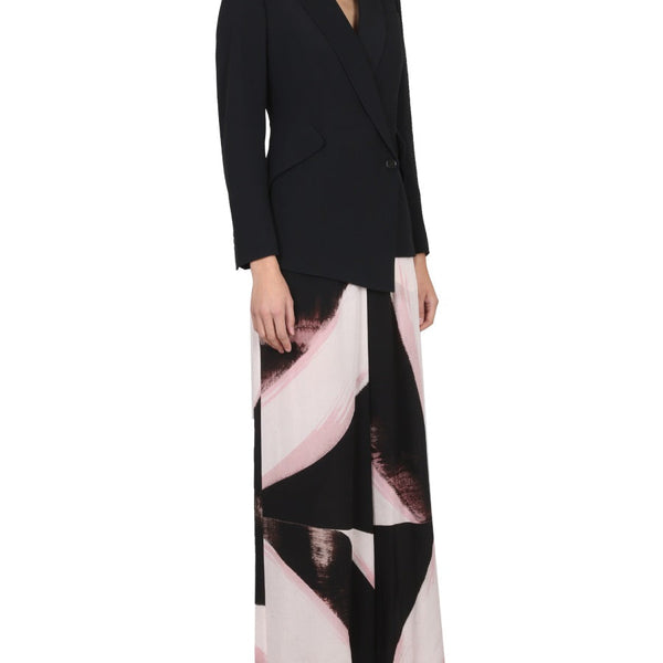Alexander McQueen Pants? Alexander Mcqueen Women Brushstroke Graphic Pants Premium Designer Casual Trousers