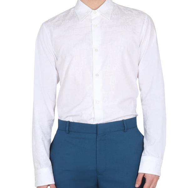 Alexander McQueen Tops? Alexander Mcqueen Men Graffiti Logo Shirt Premium Designer Casual Top