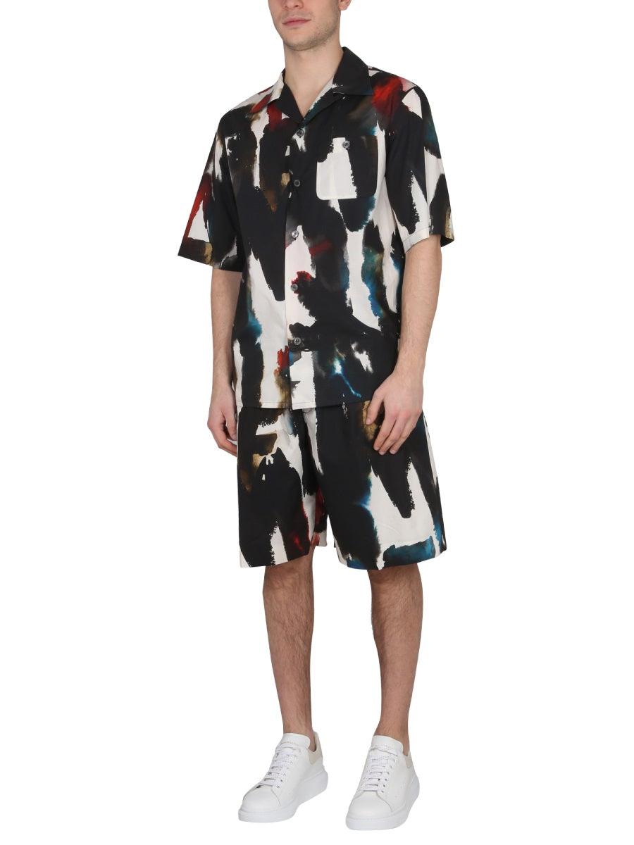 Alexander McQueen Accessories? Alexander Mcqueen Men Bermuda With Logo Print Premium Everyday Designer Accessory