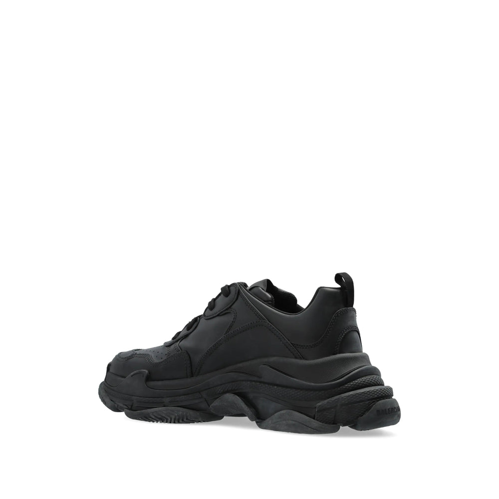 Balenciaga Shoes- Balenciaga Black Trainers - Low-Tops Men Luxury Lifestyle Designer Footwear