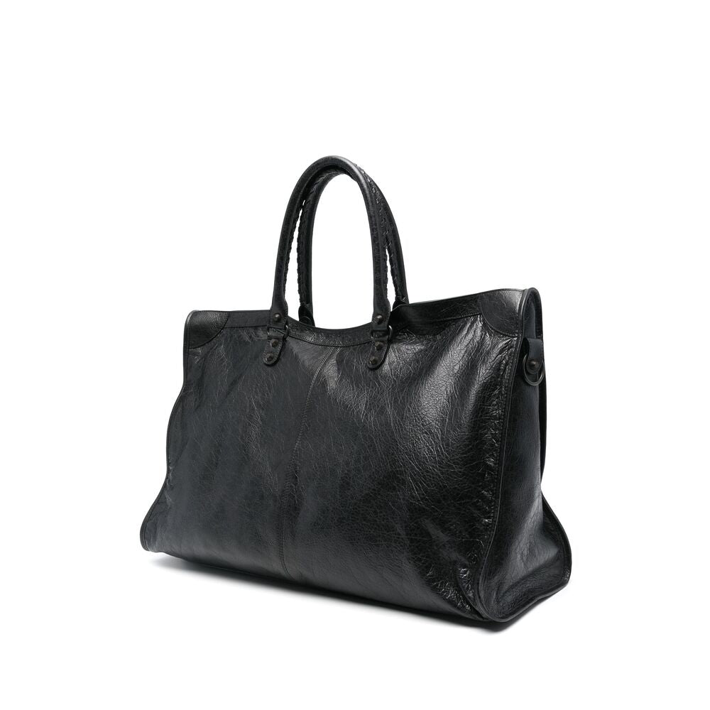 Balenciaga weekend/travel bags side profile designer luxury fashion