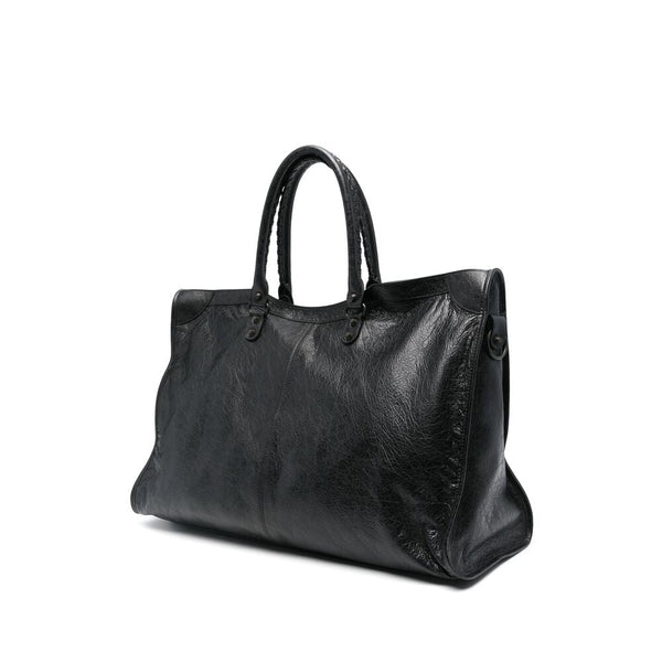 Balenciaga weekend/travel bags side profile designer luxury fashion