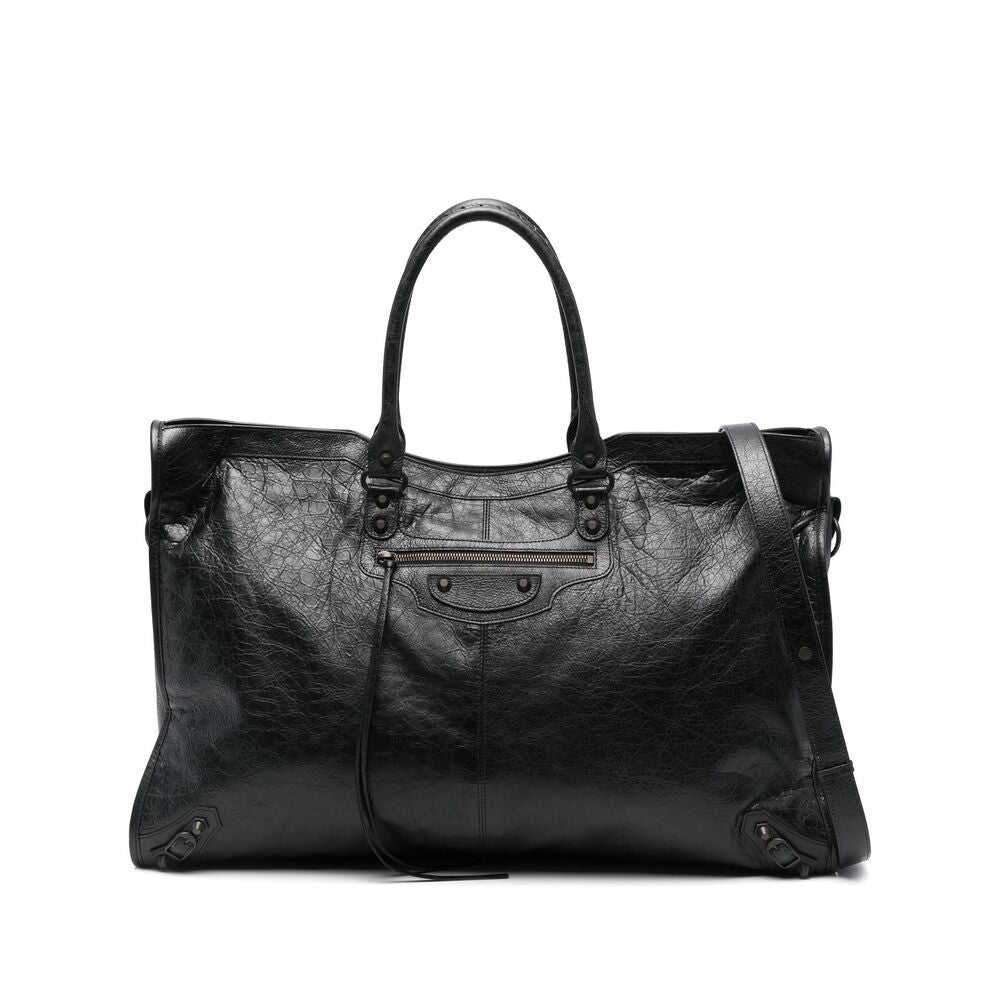 Balenciaga Accessories- Balenciaga Black Luggage & Holdalls Men Luxury Designer Fashion Accessory
