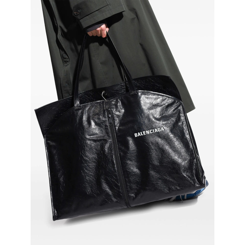 Balenciaga premium totes detail and craftsmanship close-up