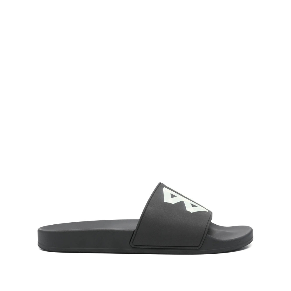 Balenciaga Shoes Balenciaga Black Flip-Flops & Slides Men Comfortable Everyday Designer Shoes