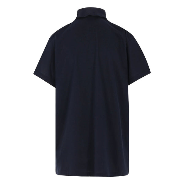 Close-up of Balenciaga tee shirts hardware and fine stitching