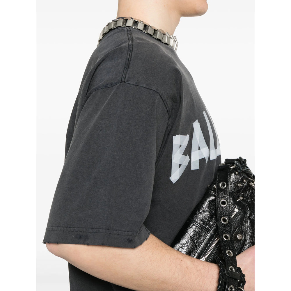 Balenciaga T-Shirts? Balenciaga Black T-Shirts & Vests - T-Shirts Men Premium Designer Cotton T-Shirt