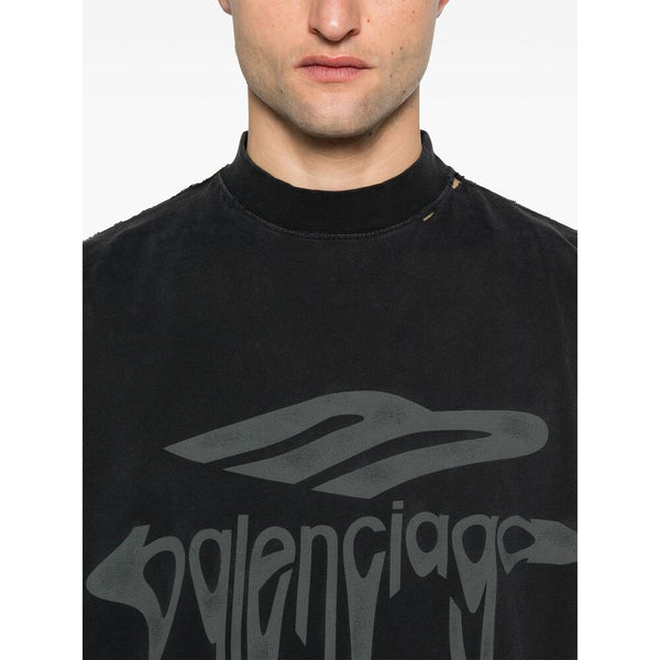 Balenciaga tee shirts lifestyle shot premium designer piece