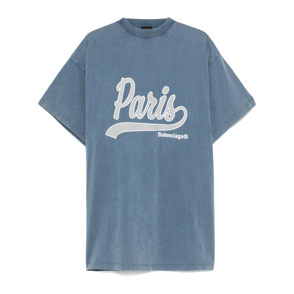 Balenciaga T-Shirts? Balenciaga Blue T-Shirts & Vests - T-Shirts Men Casual Everyday Designer Tee