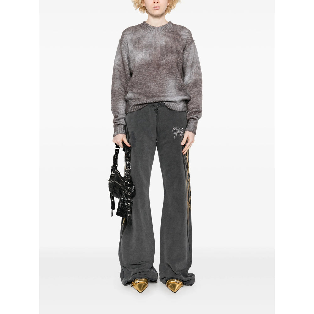 Balenciaga Pants- Balenciaga Grey Trousers - Track Pants Men Tailored Everyday Designer Pants