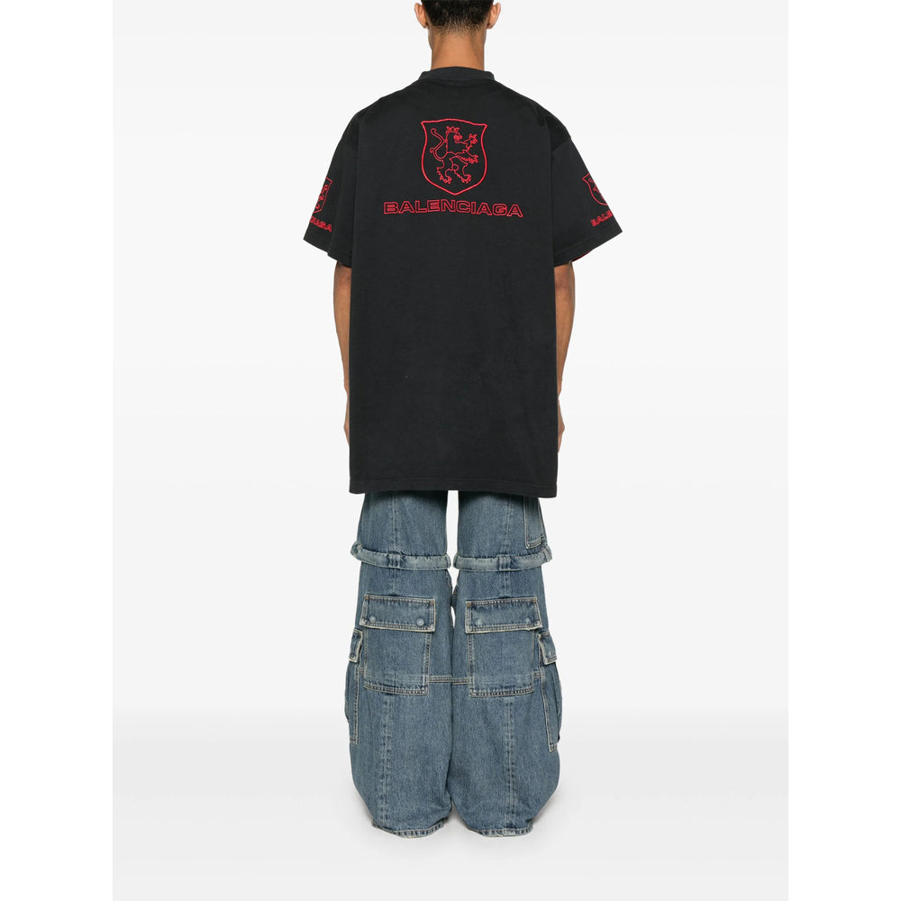 Balenciaga T-Shirts? Balenciaga Black T-Shirts & Vests - T-Shirts Men Premium Designer Cotton T-Shirt