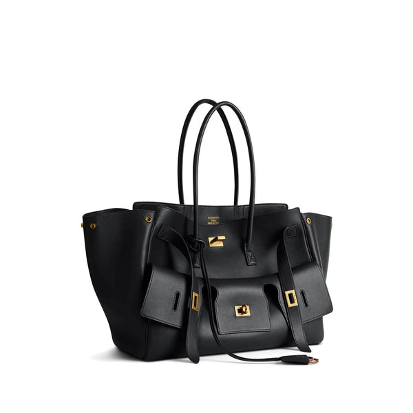 Balenciaga premium totes detail and craftsmanship close-up