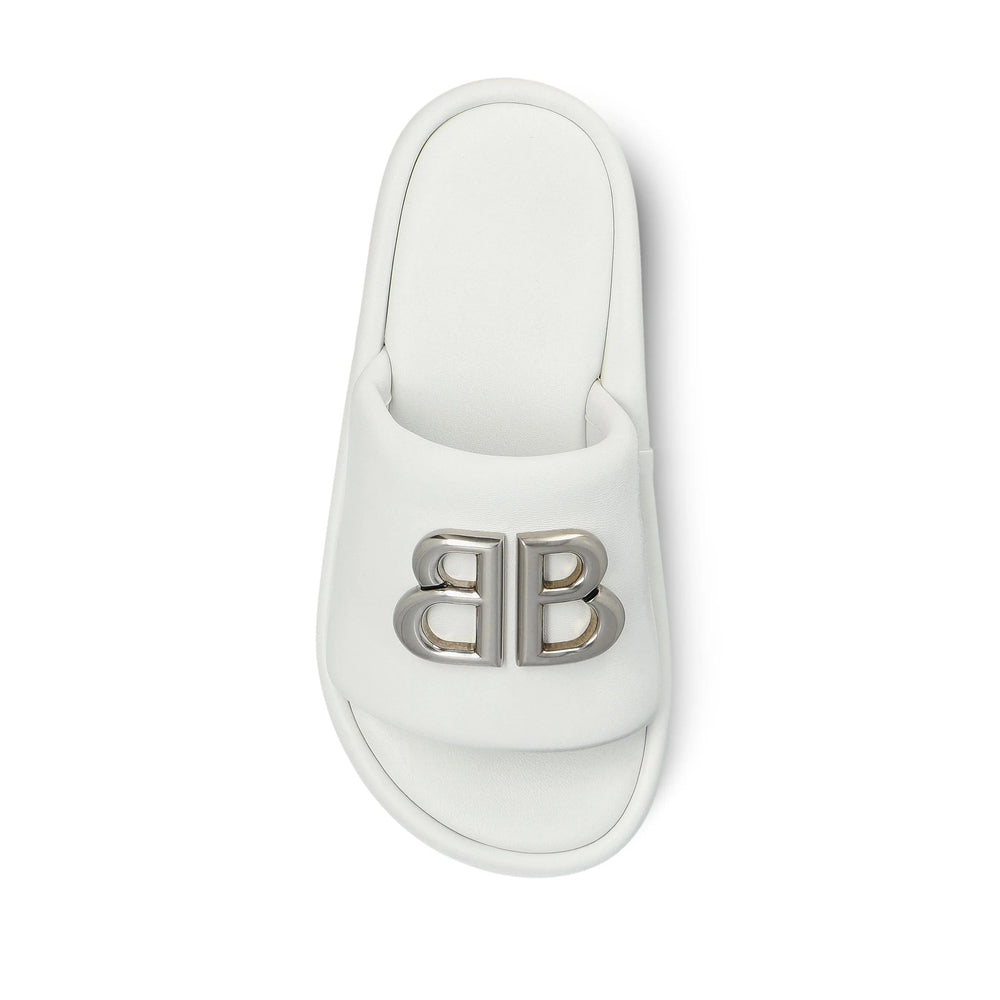 Balenciaga Shoes? Balenciaga White Flip-Flops & Slides Women Premium Designer Casual Shoes