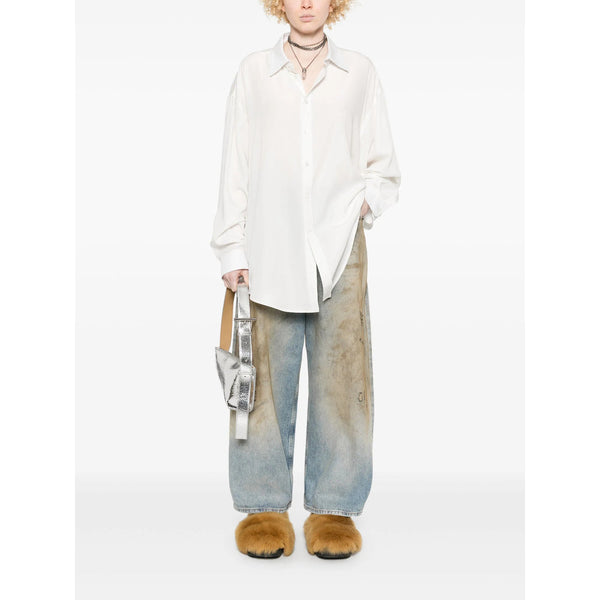 Balenciaga Tops? Balenciaga White Tops - Shirts Women Elegant Everyday Designer Top
