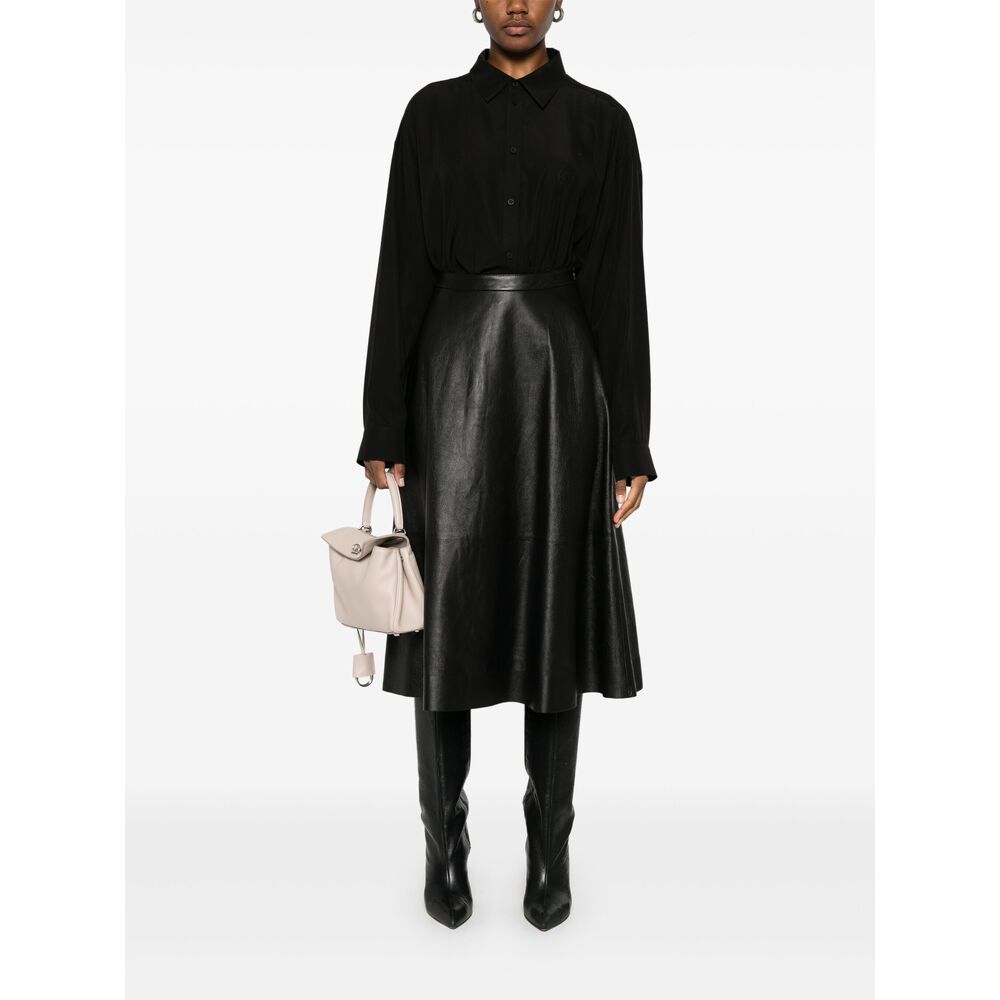 Balenciaga Tops? Balenciaga Black Tops - Shirts Women Elegant Everyday Designer Top