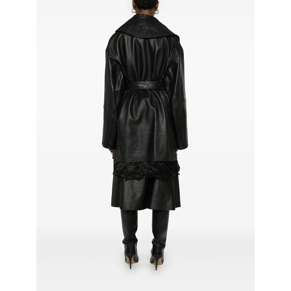 Balenciaga Jackets? Balenciaga Black Jackets - Leather Jackets Women Luxury Designer Outerwear Jacket