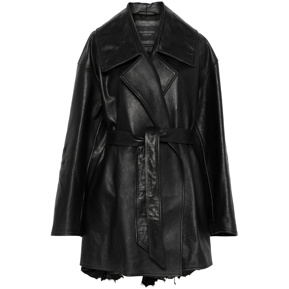 Balenciaga Jackets- Balenciaga Black Jackets - Leather Jackets Women Stylish Everyday Designer Outerwear