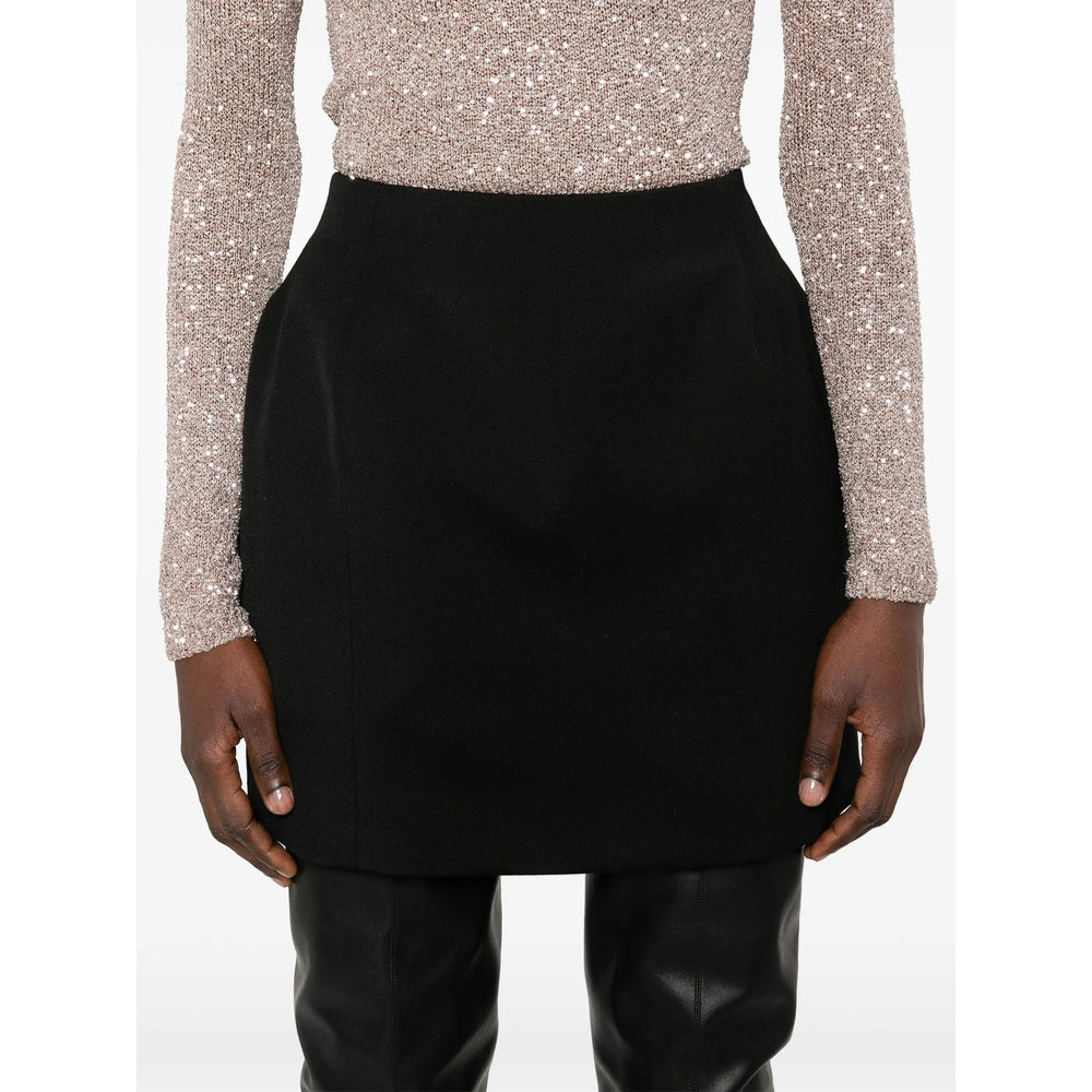 Balenciaga Skirts? Balenciaga Black Skirts - A-Line Skirts Women Elegant Designer Casual Skirt