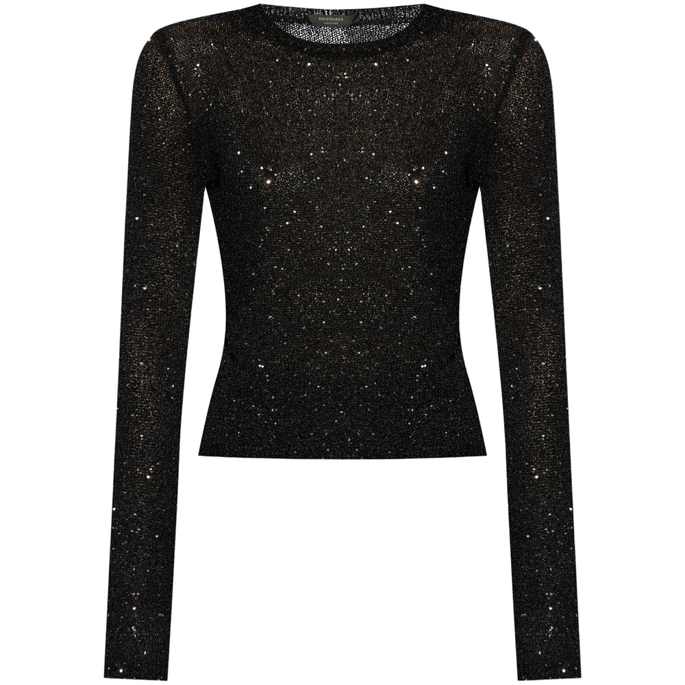 Balenciaga Sweaters- Balenciaga Black Knitwear - Jumpers Women Premium Casual Designer Knitwear