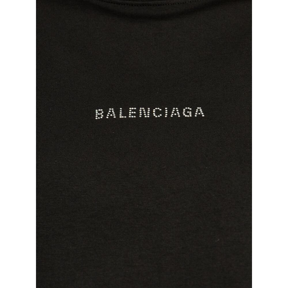 Balenciaga T-Shirts- Balenciaga Black Tops - T-Shirts & Jerseys Women Premium Designer Cotton T-Shirt
