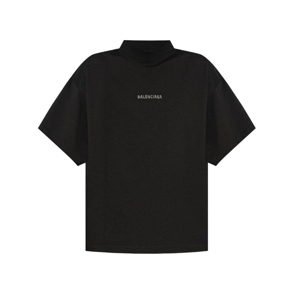 Balenciaga T-Shirts? Balenciaga Black Tops - T-Shirts & Jerseys Women Premium Designer Cotton T-Shirt