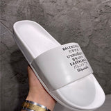 Balenciaga Red Platform Sandals - Heel Detail View