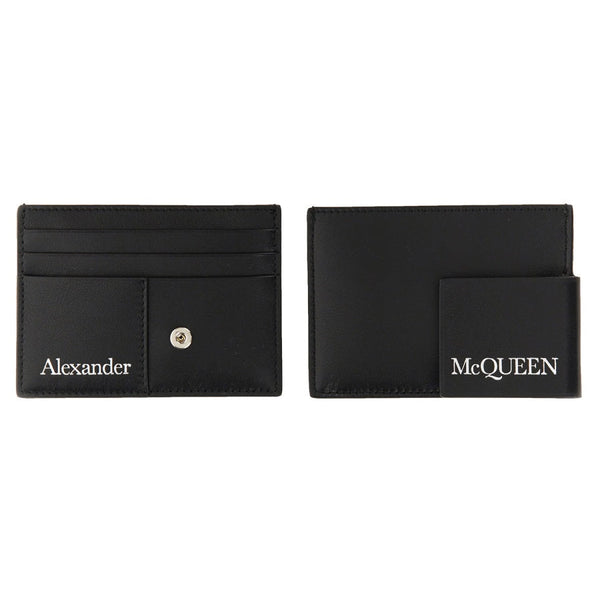 Alexander McQueen premium wallets detail and craftsmanship close-up