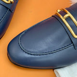 Hermès Chocolate Brown Classic Ballet Flats - Sole Detail View