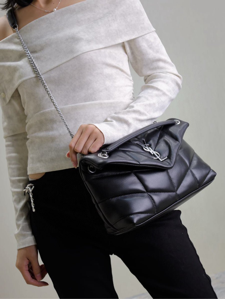Saint Laurent Bags- Saint Laurent Loulou Puffer Small Bag Premium Designer Shoulder Bag