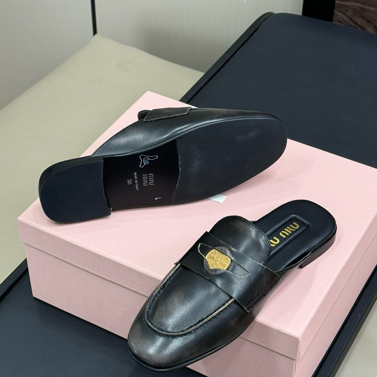 Shoes- Miu M Loafers Comfortable Everyday Designer Shoes