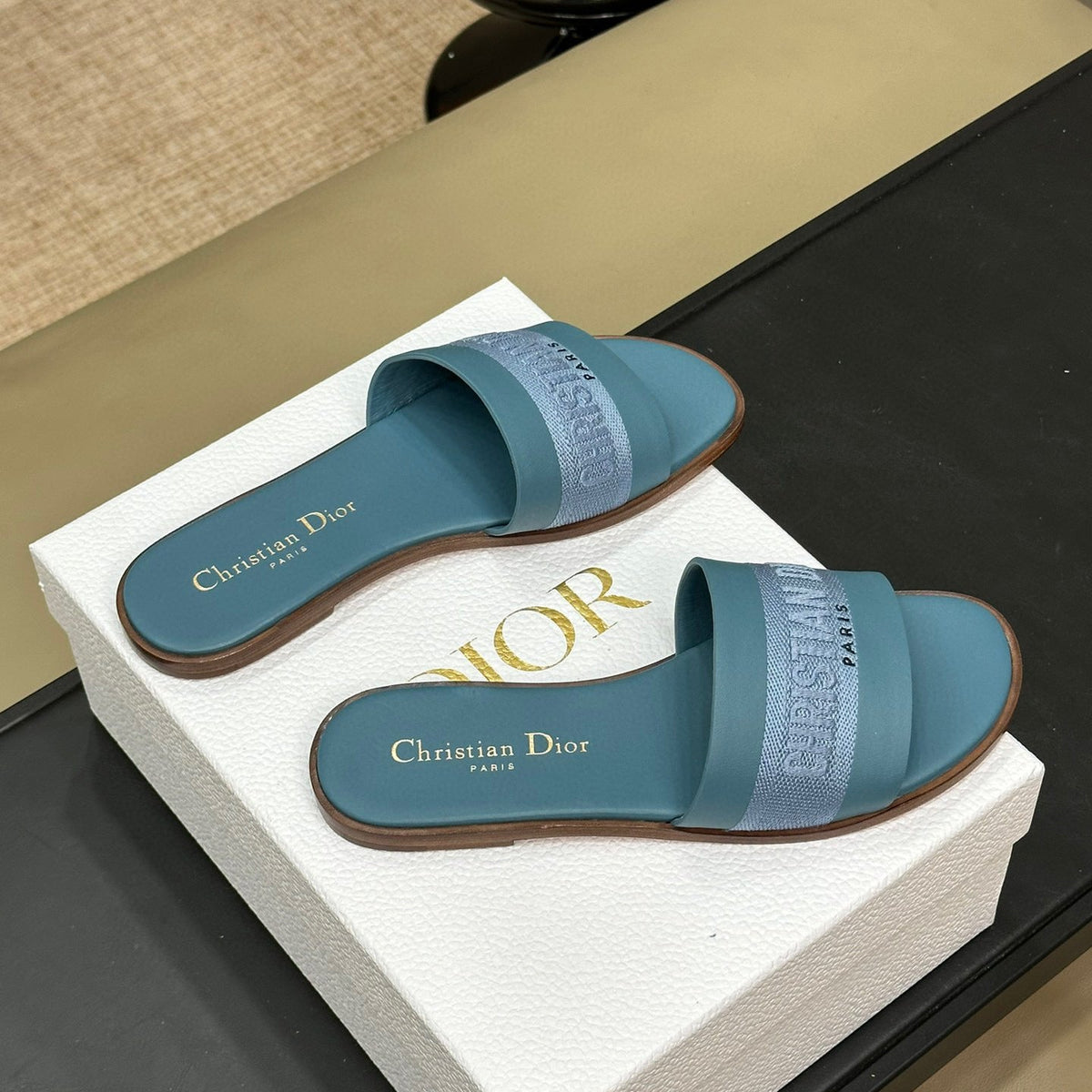 Dior Shoes- Dior Dway Slides Luxury Lifestyle Designer Footwear