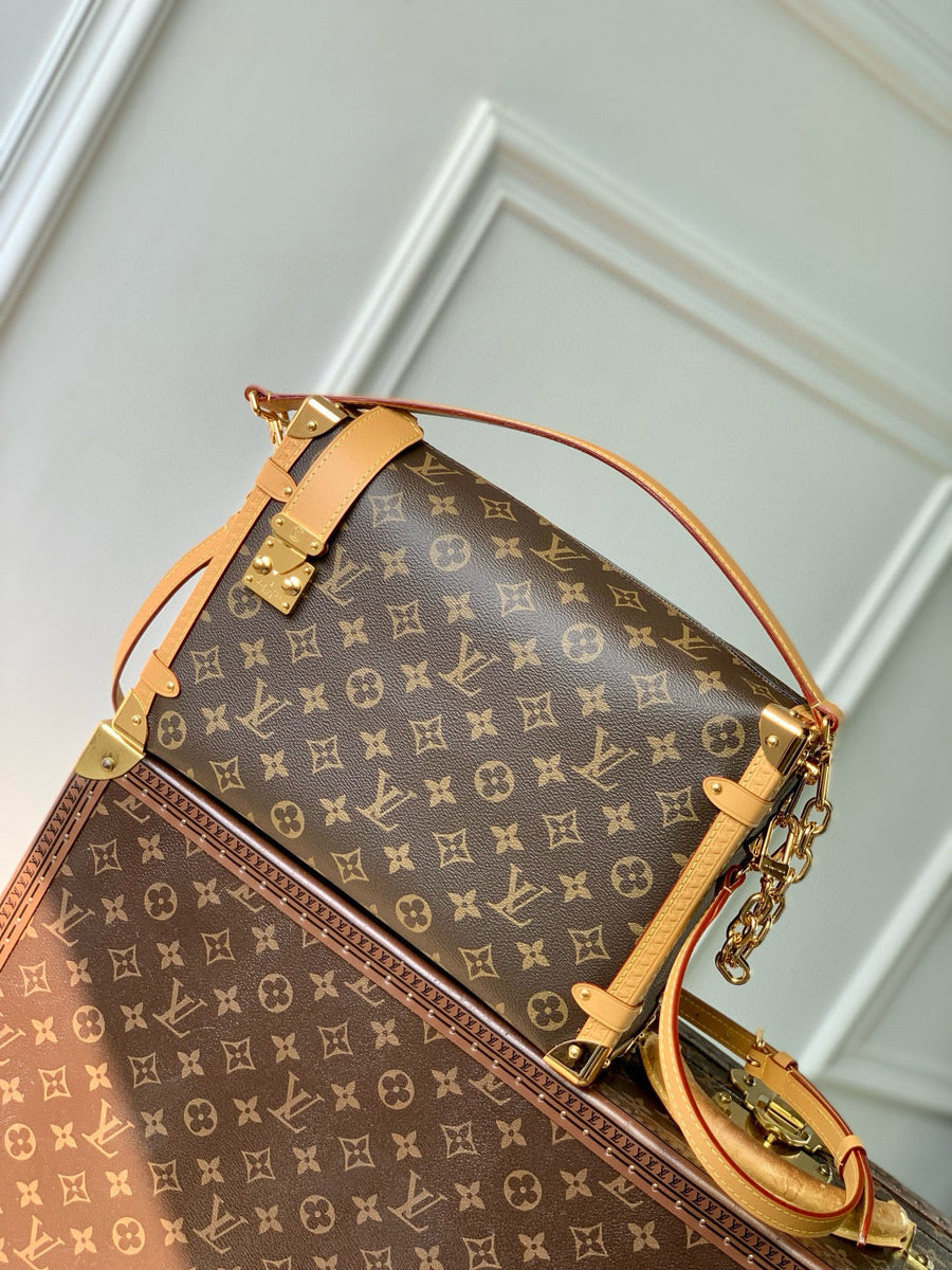 Louis Vuitton Bags- Louis Vuitton Lou Side Trunk Gm Bag Elegant Everyday Designer Handbag