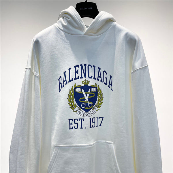 Close-up of Balenciaga designer clothing craftsmanship