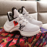 Close-up of Louis Vuitton shoes craftsmanship