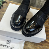 Givenchy Chocolate Brown Combat Boots - Sole Detail View
