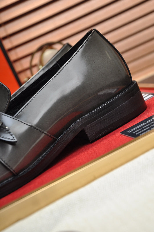 Hermès Red Chunky Platform Sneakers - Toe Detail View