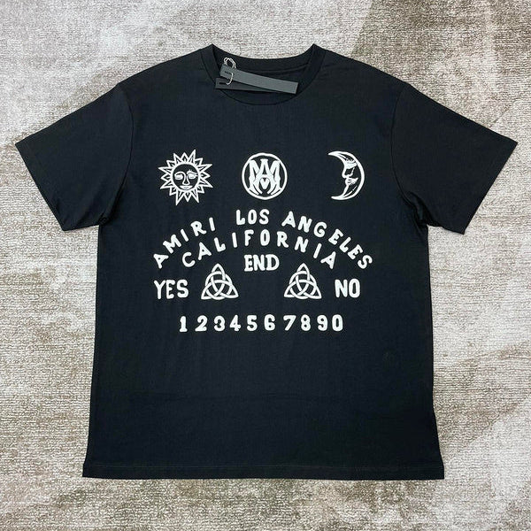 Amiri t-shirt front view designer style