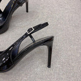Saint Laurent designer shoes full view